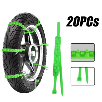 10/20kom Univerzalni motocikli Protuklizni lanci za snijeg Sigurnosni automobil Motocikli Zimski kotači Protuklizne vezice Automobilski lanac za snijeg