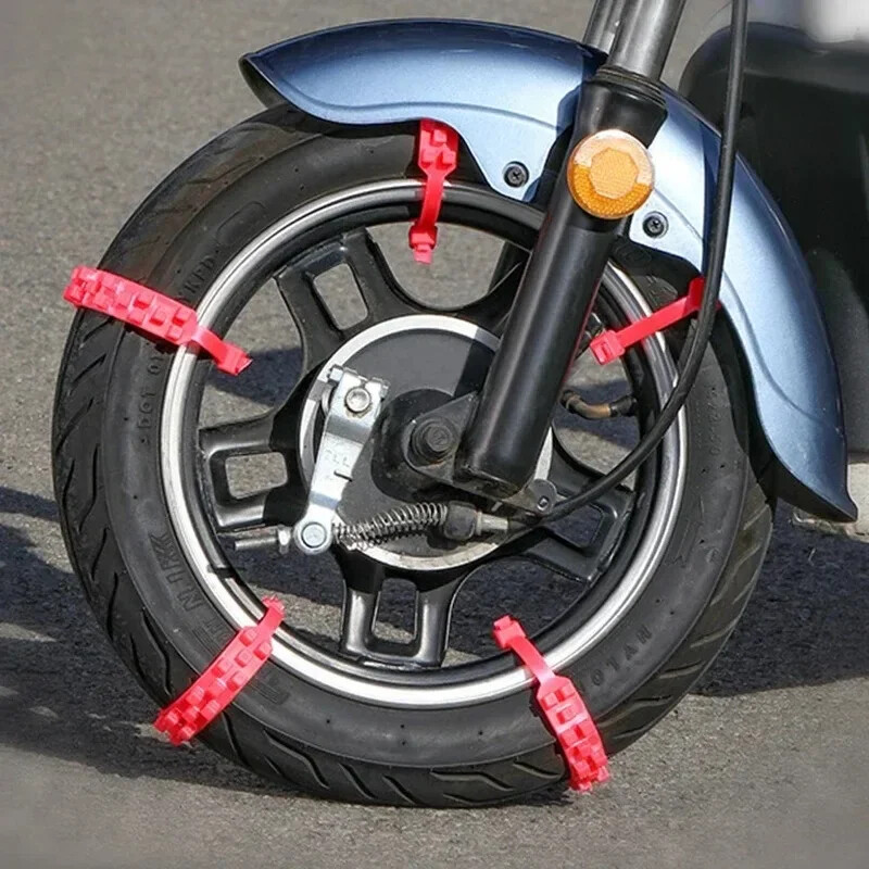 10/20kom Univerzalni motocikli Protuklizni lanci za snijeg Sigurnosni automobil Motocikli Zimski kotači Protuklizne vezice Automobilski lanac za snijeg