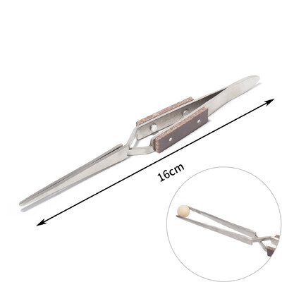 1db professzionális ékszercsipesz készlet egyenes/ívelt hegyű csipesz lánc csipesz hegesztő csipesz drágakő gyöngyök felszedő ékszereszköz