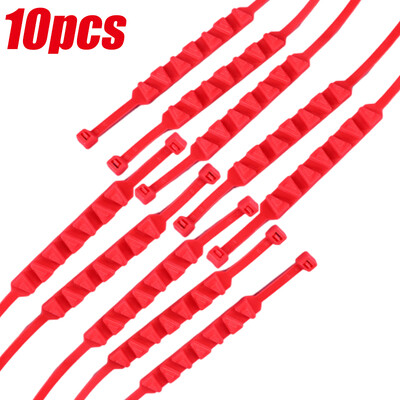 Pretslīdes motociklu kaklasaites avārijas drošības jostas sniega ķēdes ziemas āra atkārtoti lietojamas saites Motociklu automašīnu velosipēdu riteņu riepu ķēdes