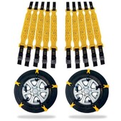 Automobilių žieminių padangų grandinės diržas jautienos sausgyslės automobilių ratų padangos neslystančios TPU sniego grandinės Automobilių plovimo ir priežiūros priedai