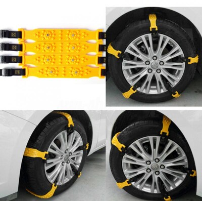 Automobilių žieminių padangų grandinės diržas jautienos sausgyslės automobilių ratų padangos neslystančios TPU sniego grandinės Automobilių plovimo ir priežiūros priedai