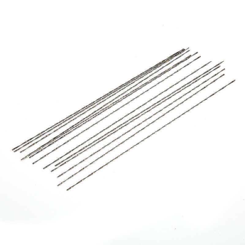 12 kom Volfram čelik Dvostruki mač Pile za rezanje Oštrice za rezanje Draguljarske pile Oštrice za rezanje metalnog nakita Vosak za graviranje DIY ručni alat