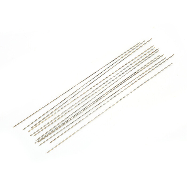 12 kom Volfram čelik Dvostruki mač Pile za rezanje Oštrice za rezanje Draguljarske pile Oštrice za rezanje metalnog nakita Vosak za graviranje DIY ručni alat