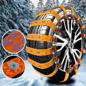 Lanțuri anti-alunecare pentru anvelope de zăpadă Tip universal pentru mașini Curele pentru anvelope de zăpadă anti-alunecare Accesorii pentru lanțuri de zăpadă pentru anvelope auto