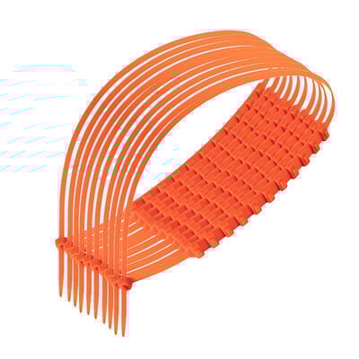 10 kom/set Automobilski univerzalni protuklizni lanac za snijeg Terensko vozilo Vezice za hitne slučajeve Jednokratne automobilske zimske gume Lanci za snijeg