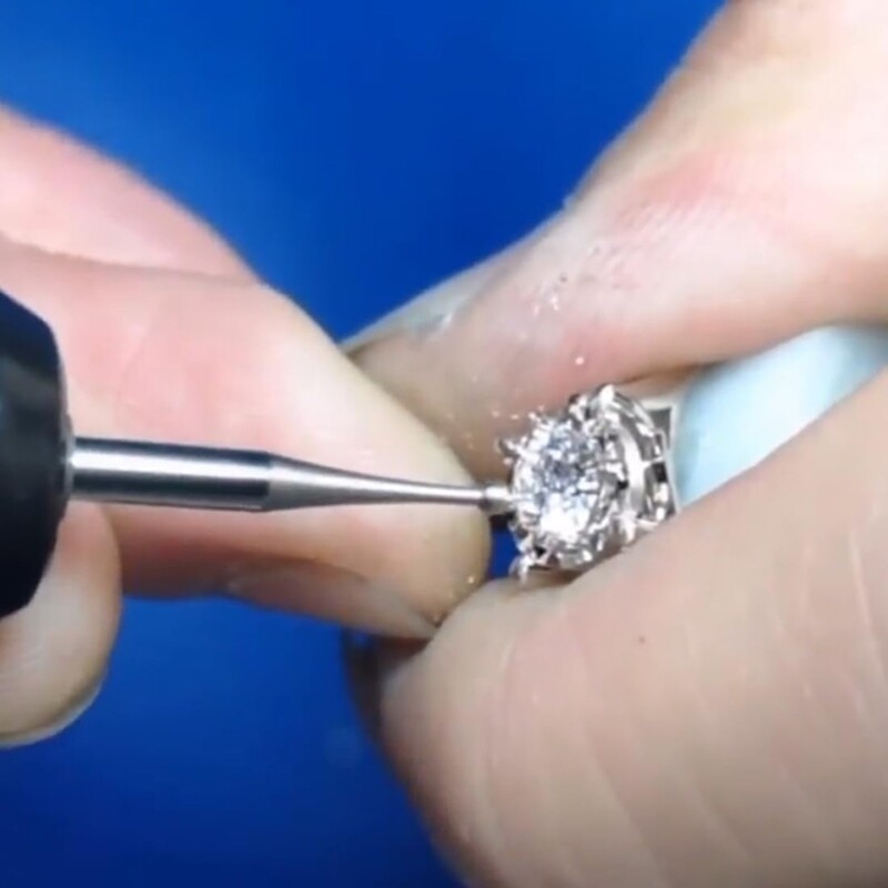 12 db-os kör alakú golyós sorjakészlet - 3/32 hüvelykes szárú ékszerkészítő sorja, kerek gömb alakú gravírozó bitek