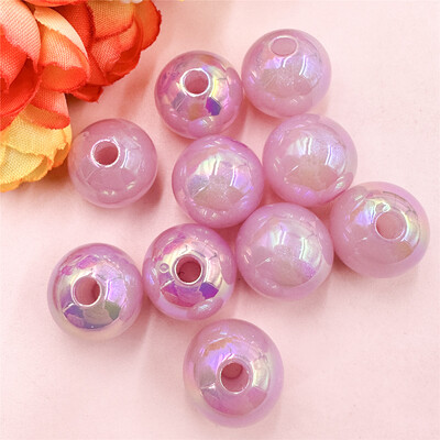 10 buc. Materiale acrilice de culoare jeleu, nori înstelați, margele rotunde, bijuterii, 16 mm, bricolaj, colier, brățări, accesorii de modă