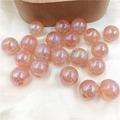 10 buc. Materiale acrilice de culoare jeleu, nori înstelați, margele rotunde, bijuterii, 16 mm, bricolaj, colier, brățări, accesorii de modă