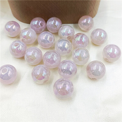 10 buc. Materiale acrilice de culoare jeleu, nori înstelați, margele rotunde, bijuterii, 16 mm, bricolaj, colier, brățări, accesorii de modă