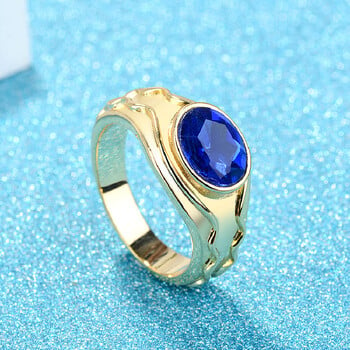 LOTR Elrond Vilya Пръстен от Air Blue Stone Fashion Men Jewelry Fan Gift High Quality