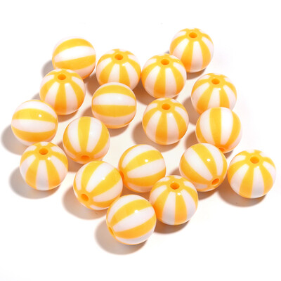 12 16 20 mm akrilne perle šarene pruge okrugle perle velike rupe 3 mm diy narukvica ogrlica nakit dodaci