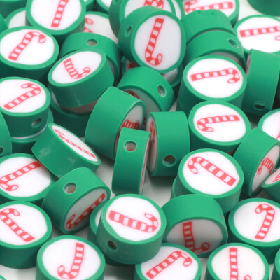 Χριστουγεννιάτικες χάντρες από πολυμερή πηλό Χαλαρές χάντρες για κοσμήματα κατασκευής βραχιόλι Diy Χριστουγεννιάτικα διακοσμητικά αξεσουάρ 20/50/100 τμχ