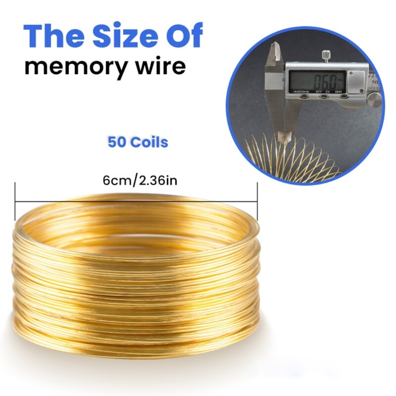 1 rola metalne žice Memorijska čelična žica za izradu nakita DIY perle Narukvice Naušnice Nalazi Narukvice Ogrlica Dodaci