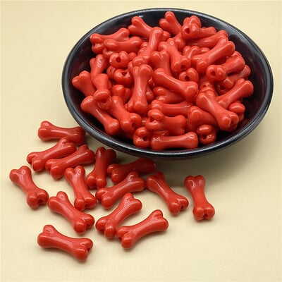 20db 9x20mm csont alakú színes akril gyöngyök nyakláncokhoz karkötők fülbevalók medálok barkács ékszer készítés