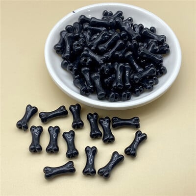 20db 9x20mm csont alakú színes akril gyöngyök nyakláncokhoz karkötők fülbevalók medálok barkács ékszer készítés