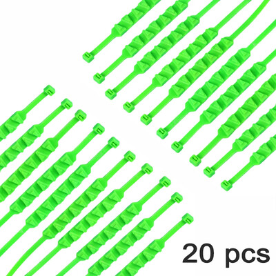 10kom motociklističkih lanaca za snijeg za višekratnu upotrebu guma za motocikle protiv klizanja/vezica za proklizavanje Zimski sigurnosni pojas za hitne slučajeve Lanac za gume Moto oprema