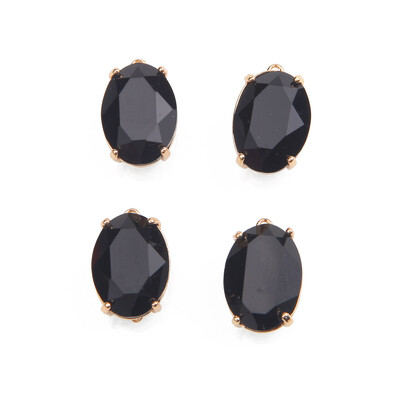 4PCS Otmjeni ovalni stakleni fasetirani privjesci Privjesak za izradu nakita Ogrlica Nalazi DIY Ručno izrađeni pribor od mesinga 13*20 mm