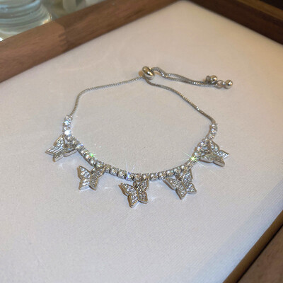 2023. gada jauna modes tendence, titāna nerūsējošā tērauda eleganta, smalka cirkona sirds rokassprādze, sieviešu rotaslietas kāzu ballītei, augstākās kvalitātes dāvanas