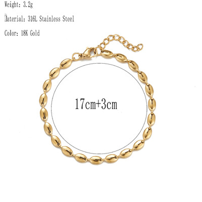 2024 m. naujos titano nerūdijančio plieno grandinės ir jungties apyrankės madingos spalvos paauksuotos spalvingos glazūruotos žavingos apyrankės moterims