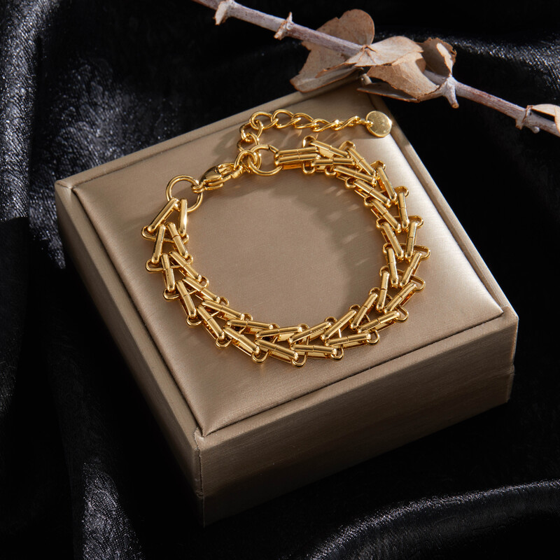 2024 m. naujos titano nerūdijančio plieno grandinės ir jungties apyrankės madingos spalvos paauksuotos spalvingos glazūruotos žavingos apyrankės moterims