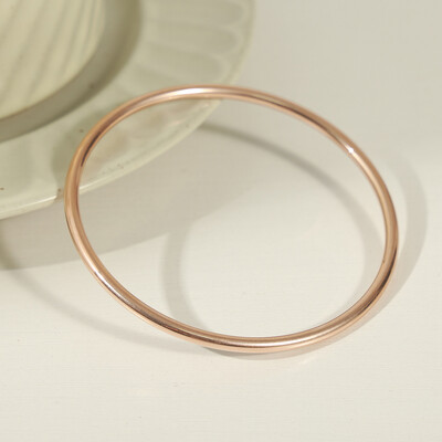 Divatos rozsdamentes acél kerek karkötők nőknek India arany rózsa arany ezüst színű karkötők női karszalag esküvői ékszerek