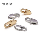 20 vnt. nuobodu sidabro / Kc aukso omarų užsegimai, užsegimo užsegimai, karolių apyrankės jungtis papuošalams gaminti 12x6,14x7mm