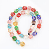 10 τμχ Φωτεινές Λαμπτήρες Γυάλινες Γυαλιστερές Χάντρες για Κοσμήματα Κατασκευή Βραχιόλι Κολιέ DIY Χειροποίητο Χειροποίητο Χειροτεχνία Ευρήματα 8/10/12mm