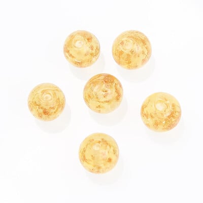 10 τμχ Φωτεινές Λαμπτήρες Γυάλινες Γυαλιστερές Χάντρες για Κοσμήματα Κατασκευή Βραχιόλι Κολιέ DIY Χειροποίητο Χειροποίητο Χειροτεχνία Ευρήματα 8/10/12mm