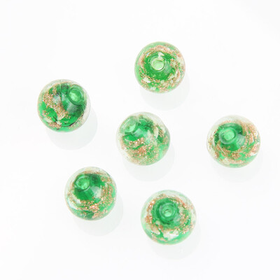 10 τμχ Φωτεινές Λαμπτήρες Γυάλινες Γυαλιστερές Χάντρες για Κοσμήματα Κατασκευή Βραχιόλι Κολιέ DIY Χειροποίητο Χειροποίητο Χειροτεχνία Ευρήματα 8/10/12mm