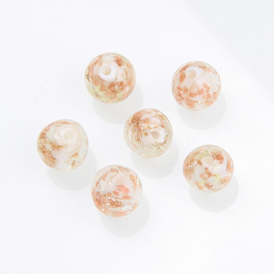 10 τμχ Φωτεινές Λαμπτήρες Γυάλινες Γυαλιστερές Χάντρες για Κοσμήματα Κατασκευή Βραχιόλι Κολιέ DIY Χειροποίητο Χειροποίητο Χειροτεχνία Ευρήματα 8/10/12mm