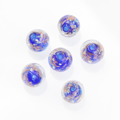 10 τμχ Φωτεινές Λαμπτήρες Γυάλινες Γυαλιστερές Χάντρες για Κοσμήματα Κατασκευή Βραχιόλι Κολιέ DIY Χειροποίητο Χειροποίητο Χειροτεχνία Ευρήματα 8/10/12mm