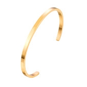 Uniszex egyszerű, rozsdamentes acélból nyíló karkötő karkötő szerelmeseinek barkácsolhat alfanumerikus