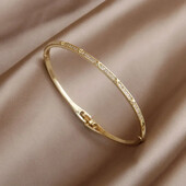 Klasične luksuzne narukvice s privjescima od cirkonijevog križa za žene Nakit modne marke Elegantna narukvica s čvorovima