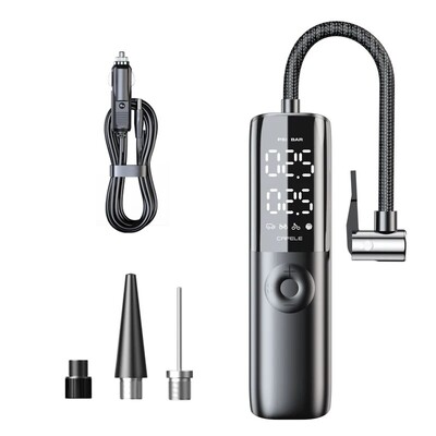 Automobilio padangų oro siurblys 12V 150PSI oro kompresorius nešiojamas laidinis elektrinis pripūtimas automobilio motociklo dviračiui su pailgintu maitinimo laidu