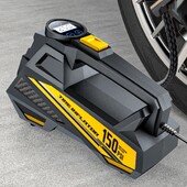 Prenosné autovzduchové čerpadlo s káblom, vylepšené 12V 150PSI elektrické čerpadlo na hustenie pneumatík, motocykel, bicykel, LED svetlo, vzduchový kompresor do auta