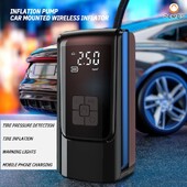 1 sada automobilových hustiacich pneumatík s bezdrôtovým digitálnym displejom, presná detekcia, prednastavený tlak v pneumatikách, nízkohlučné hustenie pneumatík