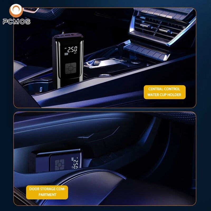 1 sada automobilových hustiacich pneumatík s bezdrôtovým digitálnym displejom, presná detekcia, prednastavený tlak v pneumatikách, nízkohlučné hustenie pneumatík