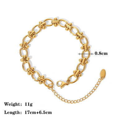 Zalman U csatos kábelhuzal karkötők női szerelmes lánc karkötők rozsdamentes acél ékszerek nagykereskedelmi ajándék új 2023