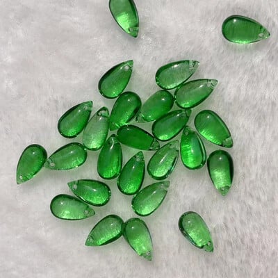 Zmiešané farby kvapiek vody, české korálky z lampového skla na výrobu šperkov, DIY vyšívanie, náramky, náušnice, sponky do vlasov 8x14mm