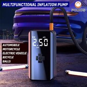 PCMOS 1 set de pompă de umflare montată pe mașină, portabilă fără fir pentru anvelope de automobile, sedan electrică, pompă de mare putere și presiune