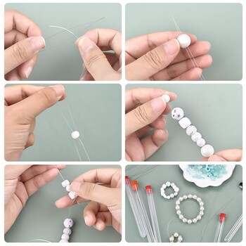 Ανοίξτε Big Eye Beading Needles Jewelry Tools DIY Beaded Beedles Needles κολιέ βραχιόλι Σκουλαρίκι Κοσμήματα Καρφίτσες με κλωστή Εργαλεία με χάντρες