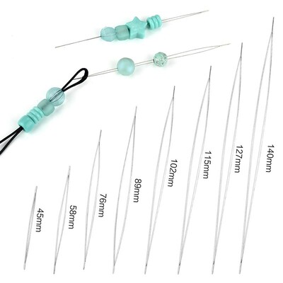 Ανοίξτε Big Eye Beading Needles Jewelry Tools DIY Beaded Beedles Needles κολιέ βραχιόλι Σκουλαρίκι Κοσμήματα Καρφίτσες με κλωστή Εργαλεία με χάντρες