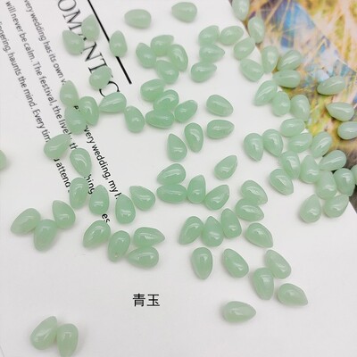 30db 6x9MM színes vízcsepp alakú kristálygyöngyök cseh üveg laza gyöngyök barkácsoláshoz ékszerkészítéshez kézműves kiegészítők