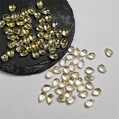 30db 6x9MM színes vízcsepp alakú kristálygyöngyök cseh üveg laza gyöngyök barkácsoláshoz ékszerkészítéshez kézműves kiegészítők