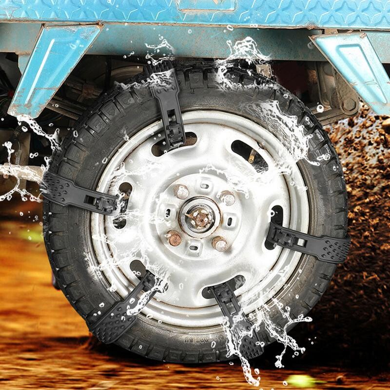 Zimski lanci za kotače automobila Univerzalni lanci za snijeg za automobile Off Road Šiljci za automobilske gume Gume protiv proklizavanja za vožnju Sigurnosni lanci