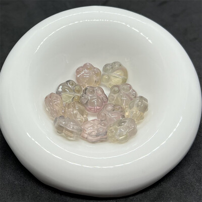 10db Új divatos üveggyöngyök varázslatos macskakarmok formájú üveggyöngyök panden női ékszer dekoráció készítés barkács kiegészítők számára