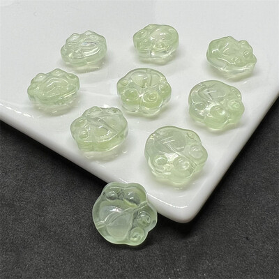 10db Új divatos üveggyöngyök varázslatos macskakarmok formájú üveggyöngyök panden női ékszer dekoráció készítés barkács kiegészítők számára