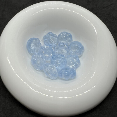 10db Új divatos üveggyöngyök varázslatos macskakarmok formájú üveggyöngyök panden női ékszer dekoráció készítés barkács kiegészítők számára