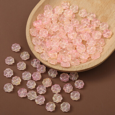 20 buc/lot 10 mm mărgele distanțare de flori de cristal ceh în lampă de trifoi margele libere pentru bricolaj, colier, bijuterii, accesorii de furnizare